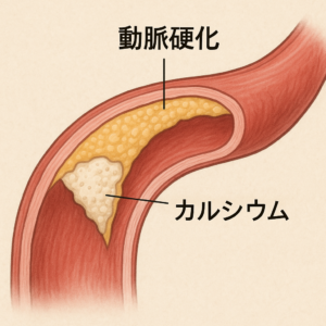 動脈硬化、カルシウム沈着