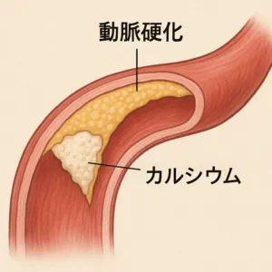 動脈硬化、カルシウム沈着