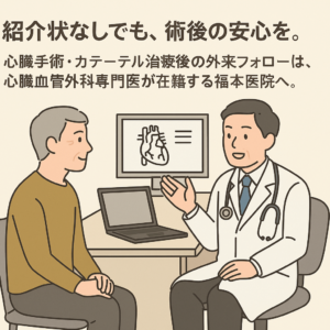 【心臓血管外科・循環器専門医による術後フォローをご希望の方へ】
