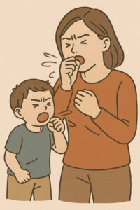「咳が止まらない…それは百日咳かもしれません」｜大人も注意！急増する百日咳の症状と検査【福本医院】