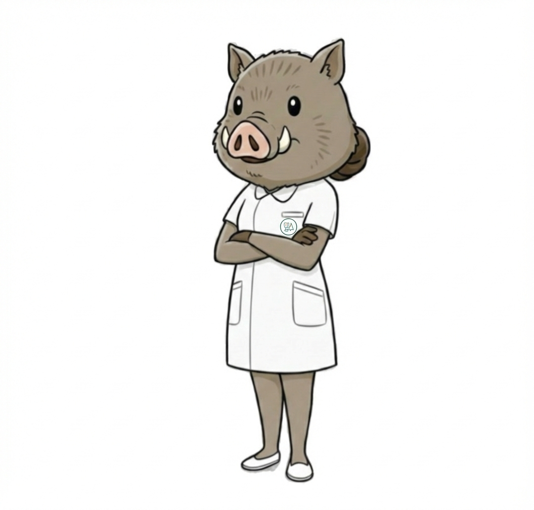 福本医院公式キャラクター:いのかさん(看護師)