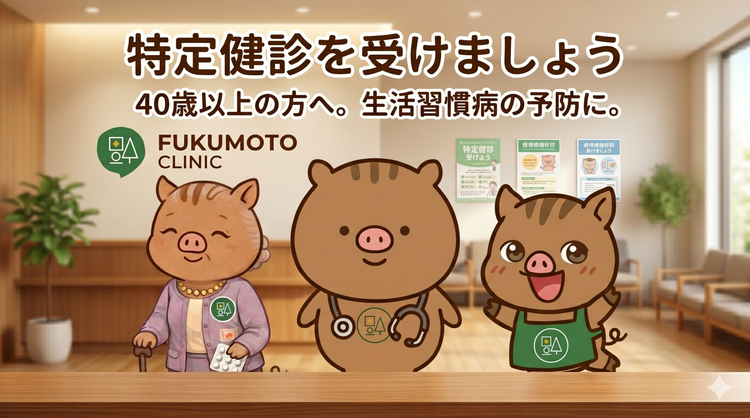 【職場の健康診断がない方へ】特定健診ガイド！対象者や受診券の届き方を徹底解説｜心斎橋・福本医院